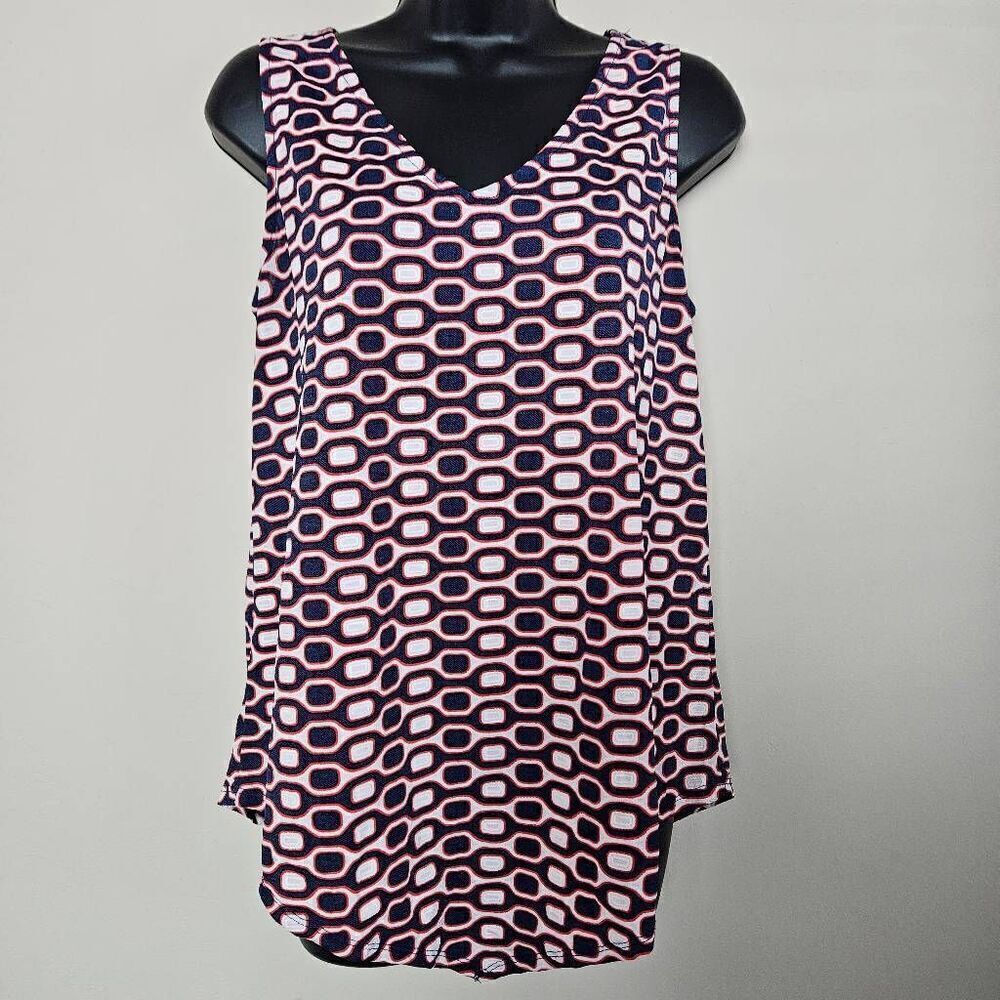 Late August Geometric Sleeveless Top
